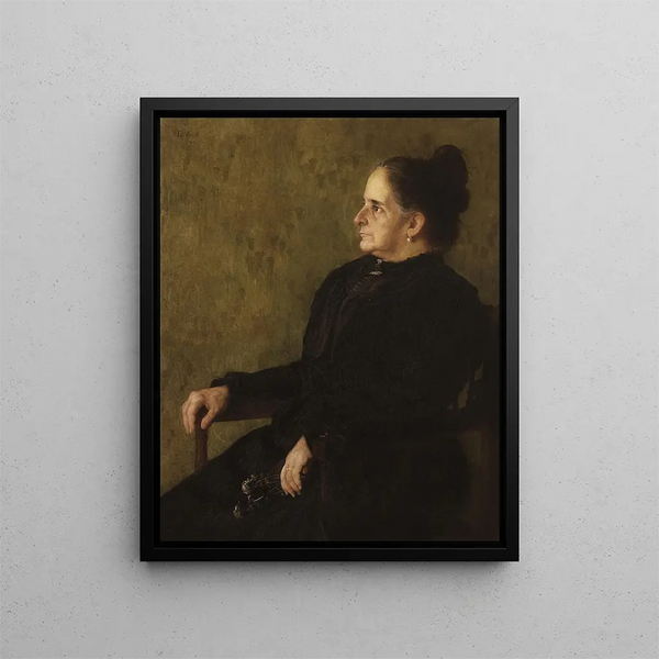 Portrait von Adélaïde Simas - Eliseu Visconti — gerahmtes Bild an der Wand