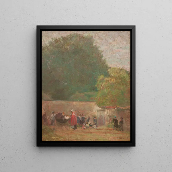 Saint Hubert - Eliseu Visconti — gerahmtes Bild an der Wand