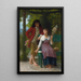 Vor der Verlobung - Elizabeth Jane Gardner Bouguereau — gerahmtes Bild an der Wand