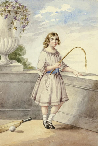 Elizabeth Murray - Young Girl with Crop and Cricket Bat.webp
