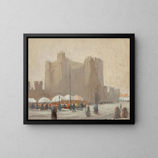 Elizabeth Nourse - Belgian Flower Vendors Gravensteen Castle Gent Belgium.webp