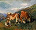 Im oberen Weideland in der Schweiz - Elizabeth Nourse — Ansicht des Kunstwerks