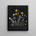 Blumenalbum aus Papier ausgeschnittenes Gemälde pl. 06 - Ellen W. — gerahmtes Bild an der Wand