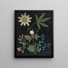 Blumenalbum aus Papier ausgeschnitten pl. 10 - Ellen W. — gerahmtes Bild an der Wand