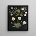 W Album de fleurs en papier découpé pl. 11 - Ellen W. — gerahmtes Bild an der Wand