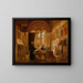 Innenansicht eines Klosters in Italien - Elmslie William Dallas — gerahmtes Bild an der Wand