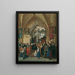 Innenansicht der Pfarrkirche von Aussee - Emanuel Stöckler — gerahmtes Bild an der Wand
