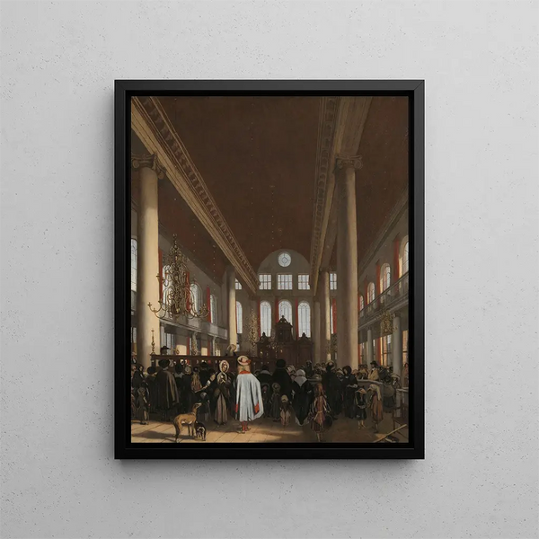 Emanuel de Witte - Interior of the Portuguese Synagogue in Amsterdam.webp