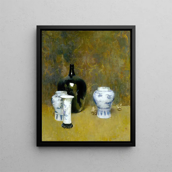 Jarres orientales - Emil Carlsen — gerahmtes Bild an der Wand