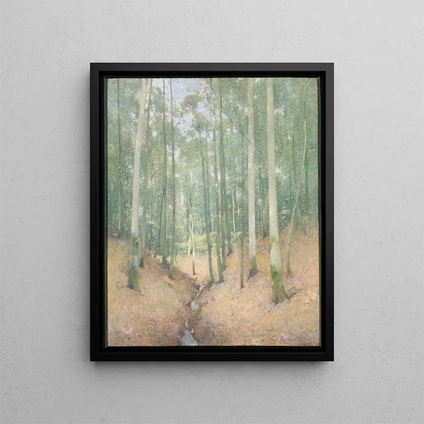 Holz-Innendekorations - Emil Carlsen — gerahmtes Bild an der Wand