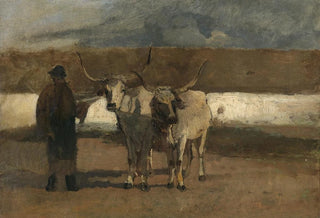 Emil Jakob Schindler - Bauer mit Ochsengespann.webp