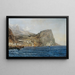Küstenlandschaft in Dalmatien - Emil Jakob Schindler — gerahmtes Bild an der Wand