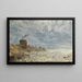 Côte de la mer de Sylt - Emil Jakob Schindler — gerahmtes Bild an der Wand