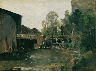 Emil Jakob Schindler - Mhlwehr in Plankenberg.webp