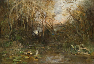 Emil Jakob Schindler - Mondaufgang in der Praterau.webp