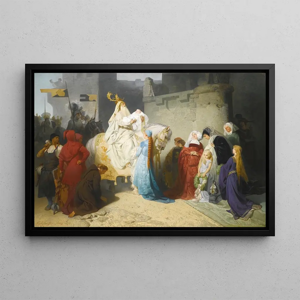 Emil Lauffer - Merlin Presenting The Future King Arthur.webp