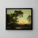 Landschaftsstudie - Emil Lugo — gerahmtes Bild an der Wand