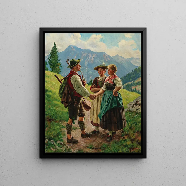 Artikel gut - Emil Rau — gerahmtes Bild an der Wand