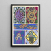 Floral dessins coloris nouveaux Pl05 - Émile-Allain Séguy — gerahmtes Bild an der Wand