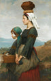 Der Weg zum Markt Finistère - Émile-Auguste Hublin — Ansicht des Kunstwerks