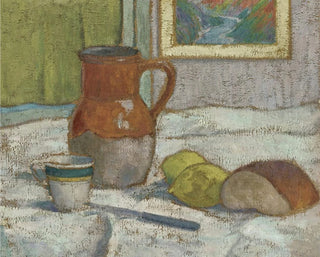 Emile Bernard - Nature Morte Au Pichet Et  La Tasse.webp