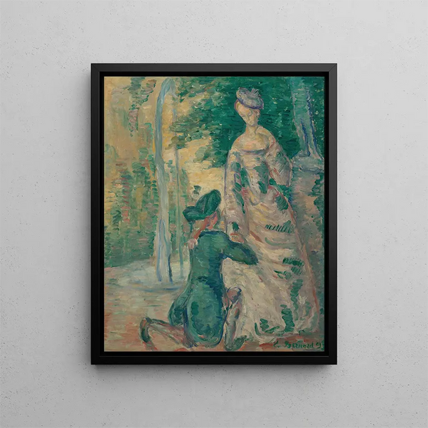 La science de la galanterie - Émile Bernard — gerahmtes Bild an der Wand