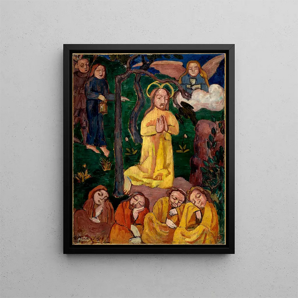 Christ jaune - Émile Bernard — gerahmtes Bild an der Wand