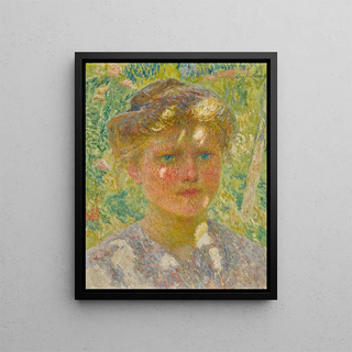 Emile Claus - Jeune fille aux cheveux blonds.webp