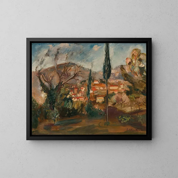 Cap Brun - Émile Othon Friesz — gerahmtes Bild an der Wand