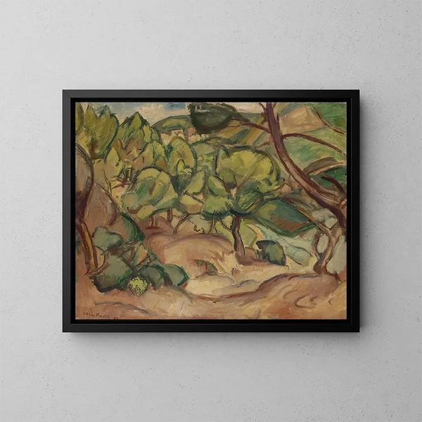 In den Kiefern - Émile Othon Friesz — gerahmtes Bild an der Wand