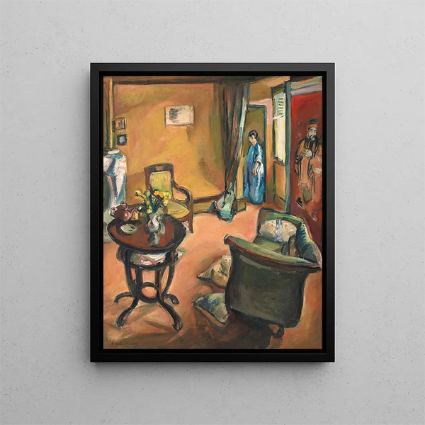 Innenraum - Émile Othon Friesz — gerahmtes Bild an der Wand