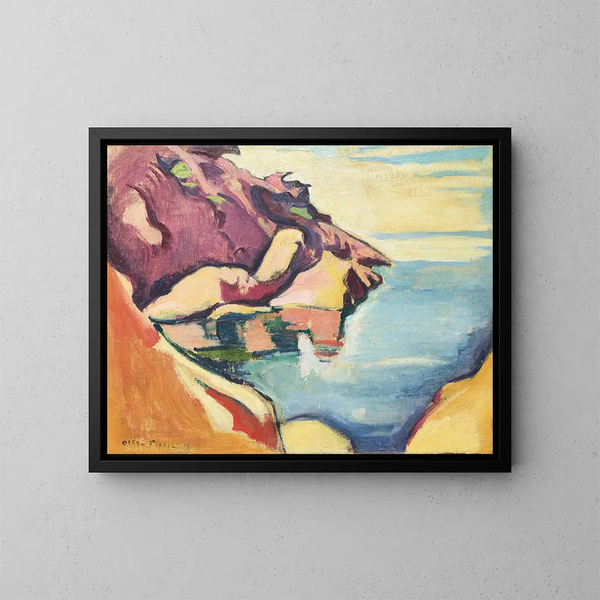 Die Bucht des Adlerkopfs, La Ciotat - Émile Othon Friesz — gerahmtes Bild an der Wand