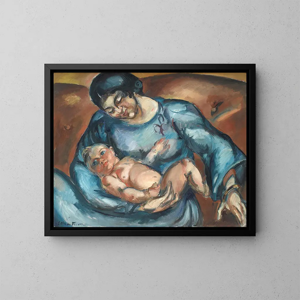 L'amour der mütter - Émile Othon Friesz — gerahmtes Bild an der Wand