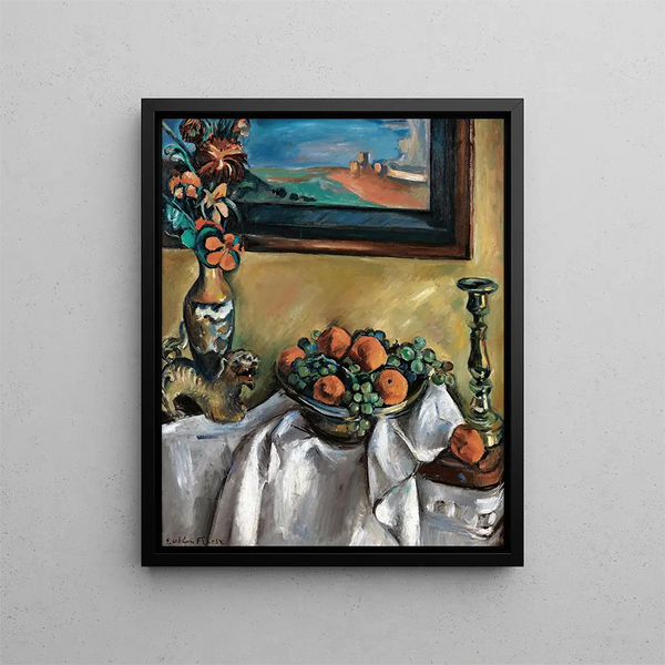 Stillleben - Émile Othon Friesz — gerahmtes Bild an der Wand