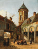 Alter Schloss des Kardinals de Granvelle 1517-1586 in Brüssel - Émile Pierre Joseph de Cauwer — Ansicht des Kunstwerks
