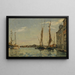 Voiliers à Venise - Emma Ciardi — gerahmtes Bild an der Wand