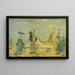 Symphonie en bleu - Emma Ciardi — gerahmtes Bild an der Wand