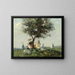 Das Picknick - Emma Ciardi — gerahmtes Bild an der Wand
