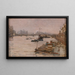 Die Tamise, London - Emma Ciardi — gerahmtes Bild an der Wand
