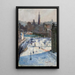 Vue de Riddarholmen - Emma Toll — gerahmtes Bild an der Wand