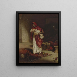 Emma W Fullerton - Indian Ayah With Sleeping Children.webp