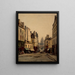 Die Straße des Ober-Pavé - Emmanuel Lansyer — gerahmtes Bild an der Wand