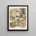 Alt und jung der Tierwelt - Emrik Binger — gerahmtes Bild an der Wand