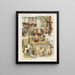 Haustiere - Emrik Binger — gerahmtes Bild an der Wand