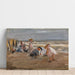 Reproduktion des Gemäldes Kinder spielend am Strand - Max Liebermann