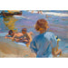 Reproduktion des Gemäldes Kinder am Strand, Valencia - Joaquín Sorolla