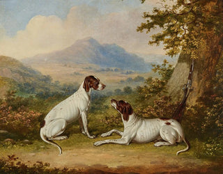 English School - Pointers in an extensive landscape.webp