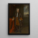 Portrait des Gouverneurs Elihu Yale - Enoch Seeman — gerahmtes Bild an der Wand