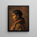 Alte spanische Frau - Enrique Jaraba y Jiménez — gerahmtes Bild an der Wand