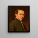 Selbstporträt von Erasmus von Engerth - Erasmus von Engert — gerahmtes Bild an der Wand